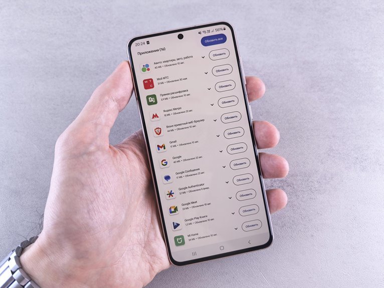 mobile app performance update